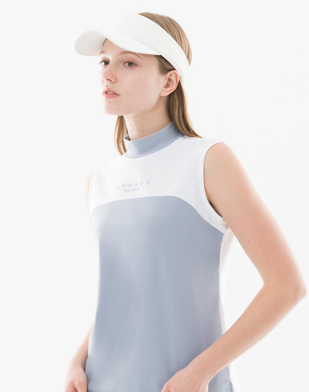CRONOS BLACK WOMAN AirFlow Shield  Sleeve less	【GRAY】