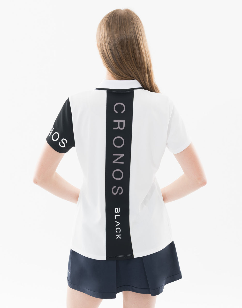 CRONOS BLACK WOMAN AirLoop Polo【WHITE】