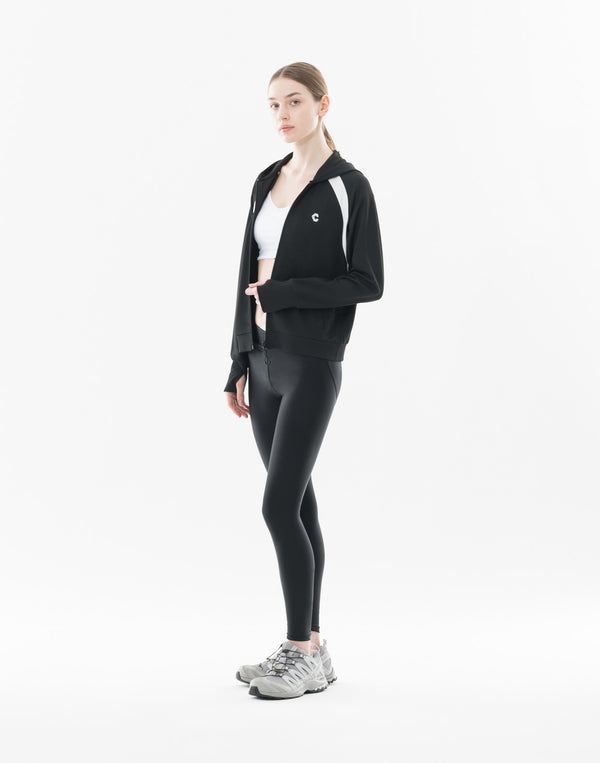 CRONOS WOMEN UV Shield Light Hoodie【BLACK】
