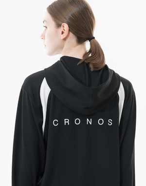 CRONOS WOMEN UV Shield Light Hoodie【BLACK】