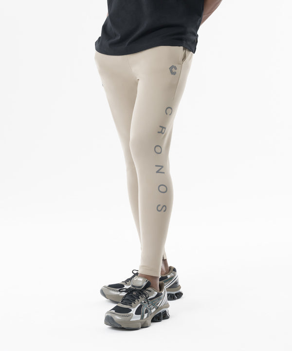 CRONOS High-Tension Skinny Tech Pants【GREIGE】