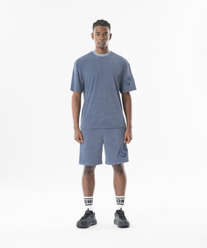 CRONOS Bamboo Pile shorts【G.BLUE】