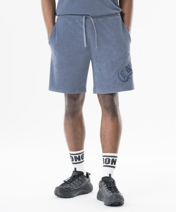 CRONOS Bamboo Pile shorts【G.BLUE】