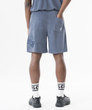 CRONOS Bamboo Pile shorts【G.BLUE】