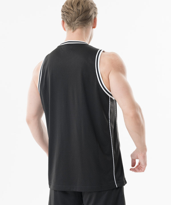 CRONOS Double-Layer Basketball Mesh Tank【BLACK】