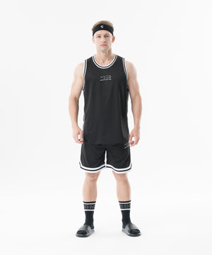 CRONOS Double-Layer Basketball Mesh shorts【BLACK】