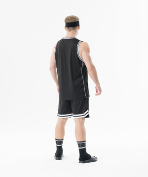 CRONOS Double-Layer Basketball Mesh shorts【BLACK】