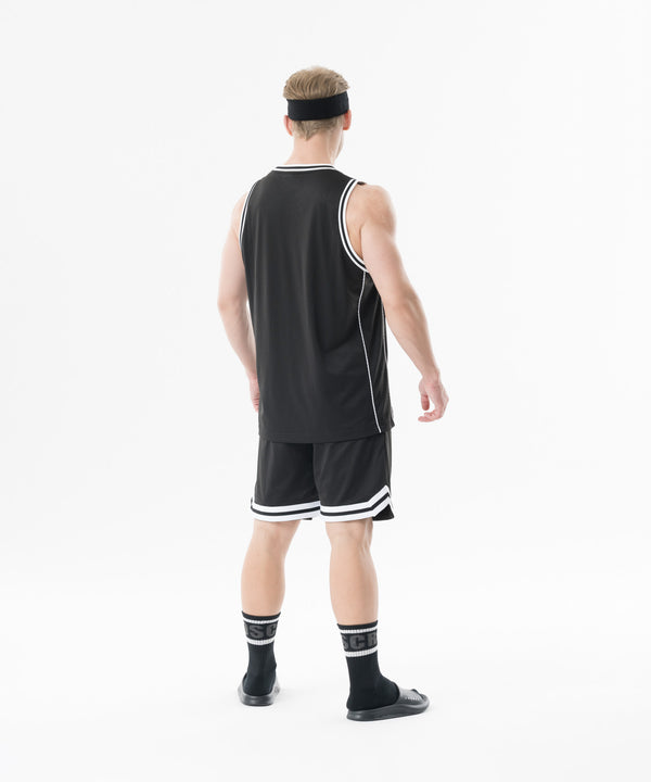 CRONOS Double-Layer Basketball Mesh shorts【BLACK】