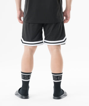 CRONOS Double-Layer Basketball Mesh shorts【BLACK】