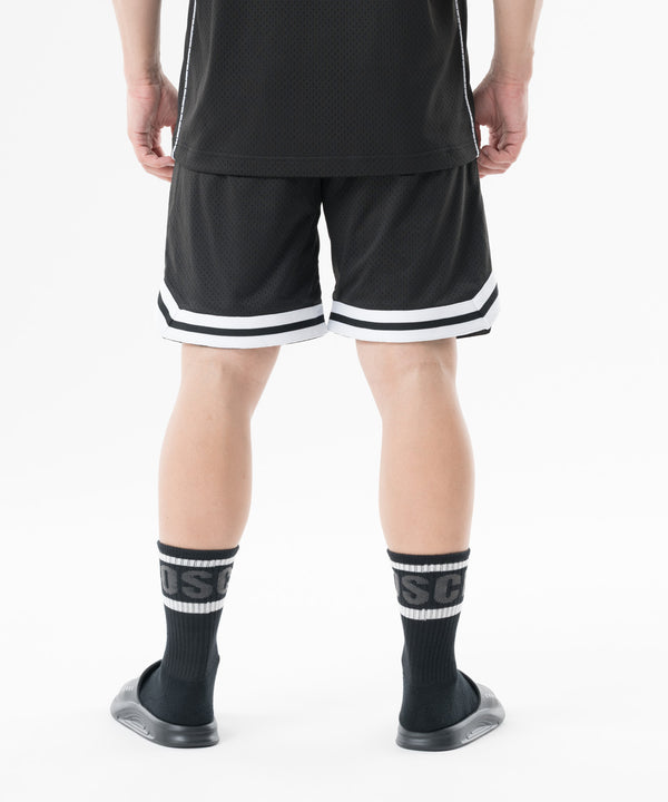 CRONOS Double-Layer Basketball Mesh shorts【BLACK】