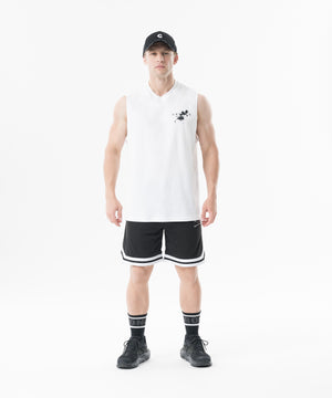 CRONOS Double-Layer Basketball Mesh shorts【BLACK】