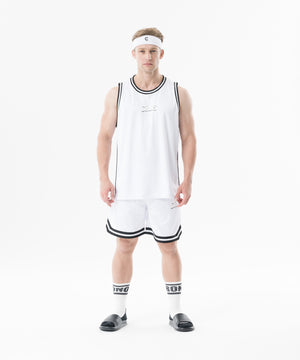 CRONOS Double-Layer Basketball Mesh Tank【WHITE】