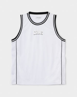 CRONOS Double-Layer Basketball Mesh Tank【WHITE】