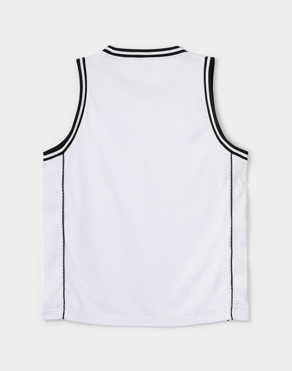 CRONOS Double-Layer Basketball Mesh Tank【WHITE】
