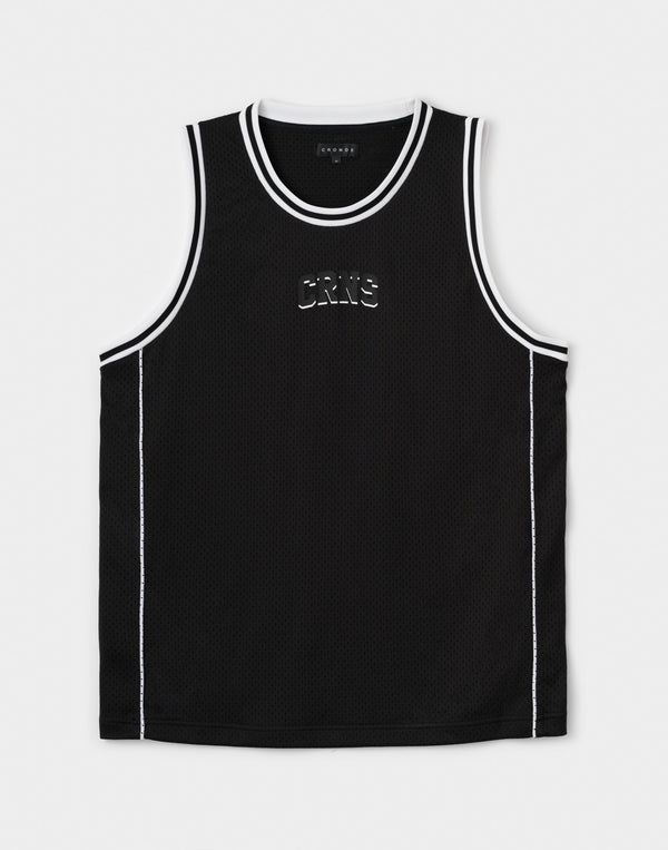 CRONOS Double-Layer Basketball Mesh Tank【BLACK】