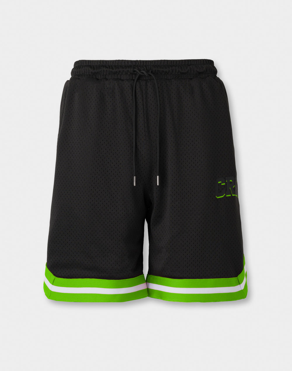 CRONOS ダブルレイヤー バスケットボール メッシュショーツ【BLACK×GREEN】