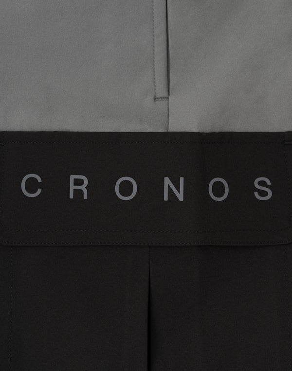 CRONOS 撞色口袋彈性工裝短褲【D.GRAY】