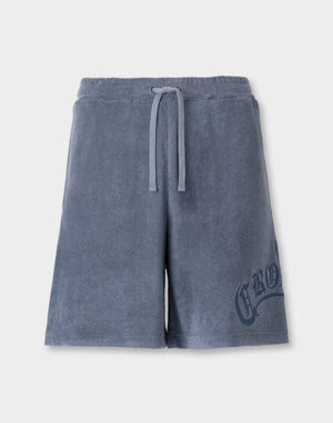 CRONOS Bamboo Pile shorts【G.BLUE】