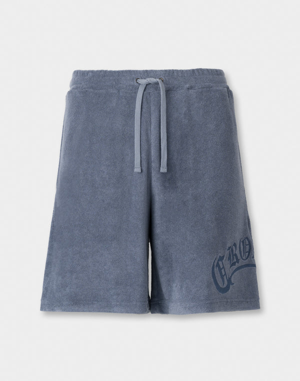 CRONOS Bamboo Pile shorts【G.BLUE】