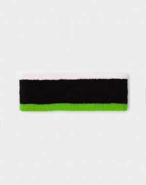 CRONOS Signature Logo Headband【BLACK×GREEN】