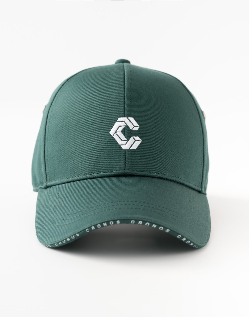 CRONOS Visor Trim Logo Cap【GREEN】