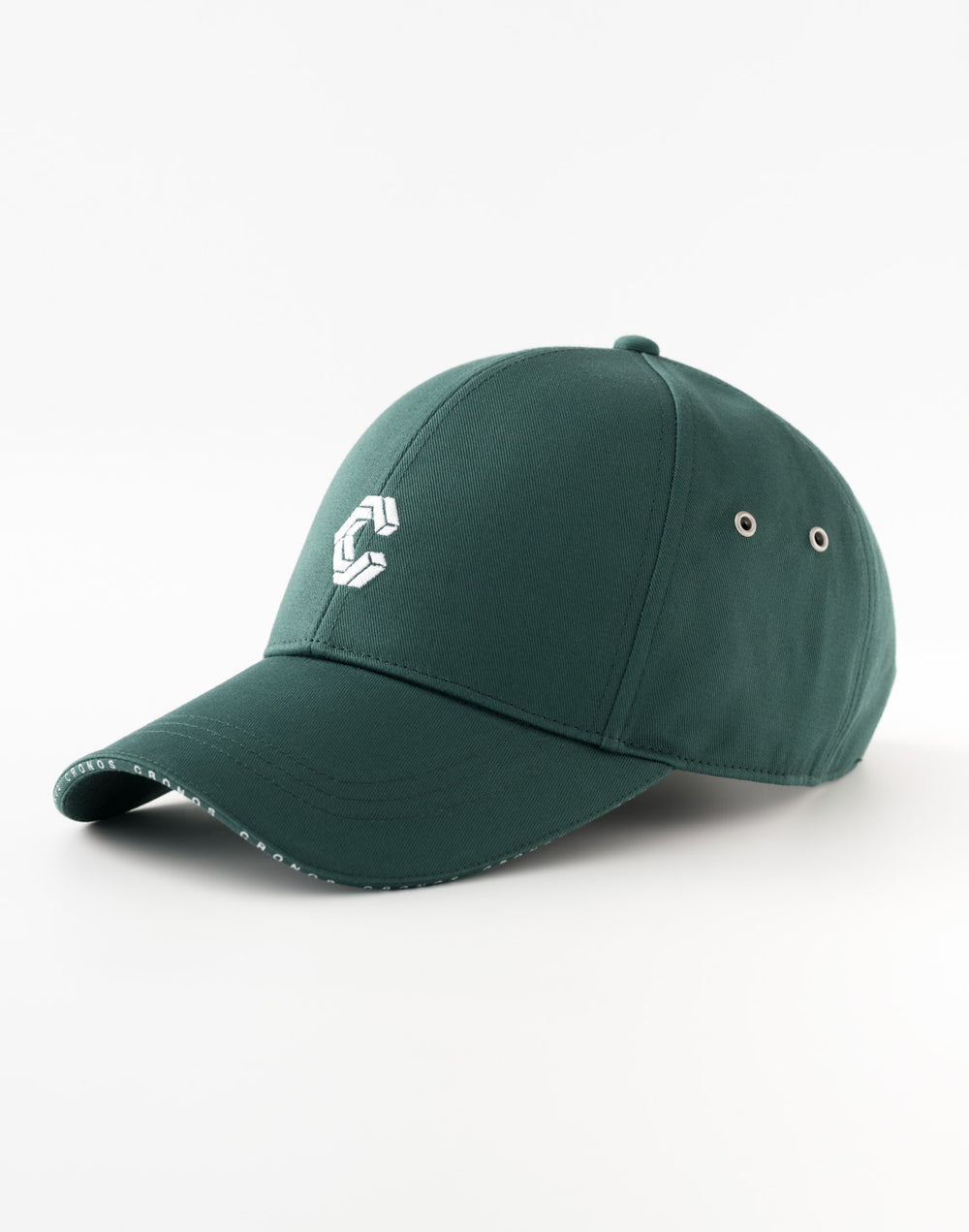 CRONOS Visor Trim Logo Cap【GREEN】