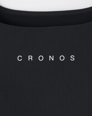 CRONOS WOMEN クールタッチリブブラ【ブラック】