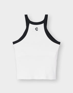 CRONOS WOMEN ホルターネックタンクトップ【ホワイト】