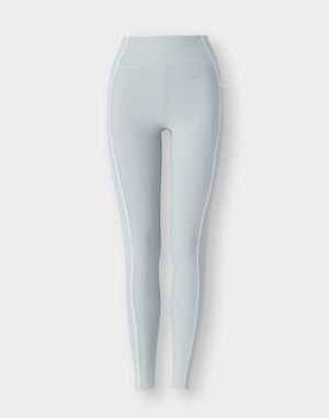 CRONOS WOMEN Cool Touch Rib Leggings【GRAY】