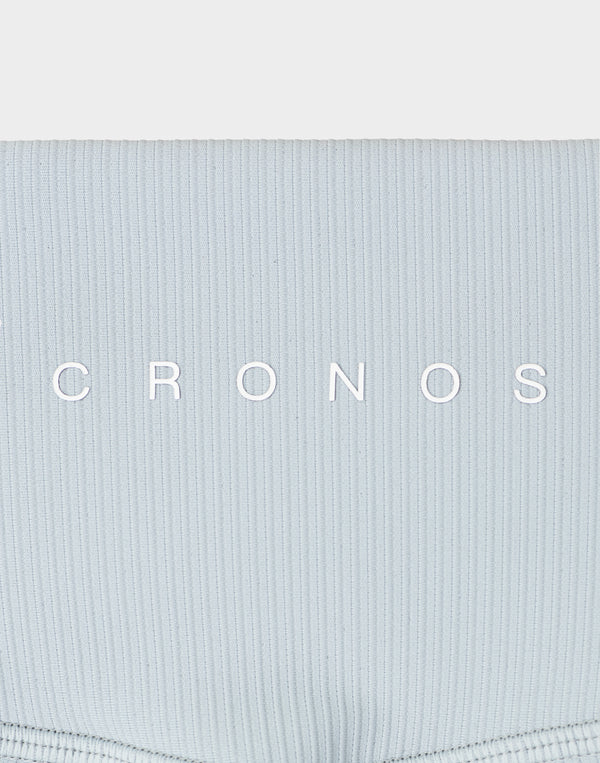 CRONOS WOMEN Cool Touch Rib Leggings【GRAY】