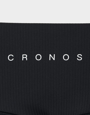 CRONOS WOMEN Cool Touch Rib Leggings【BLACK】