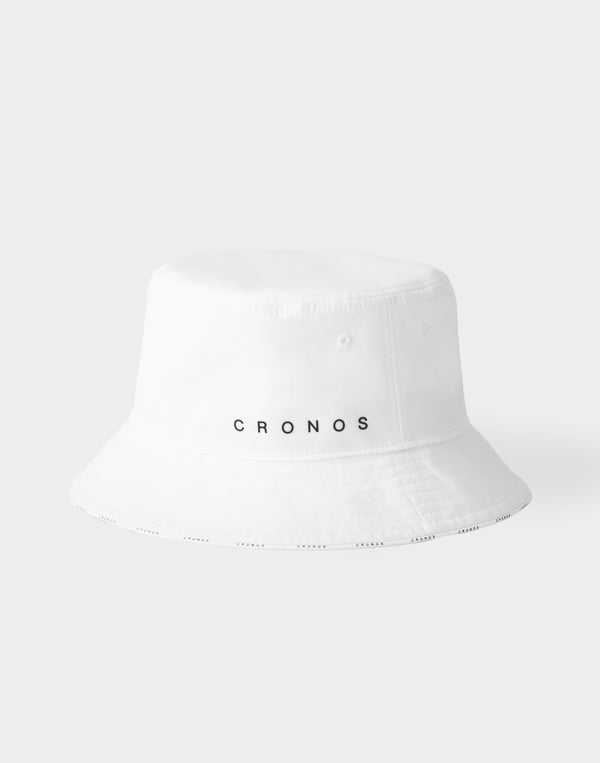 CRONOS WOMEN Contrast Edge Bucket Hat【WHITE】