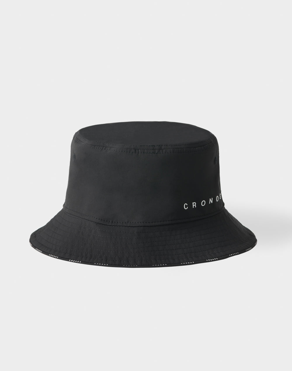 CRONOS WOMEN Contrast Edge Bucket Hat【BLACK】