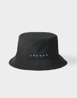 CRONOS WOMEN Contrast Edge Bucket Hat【BLACK】