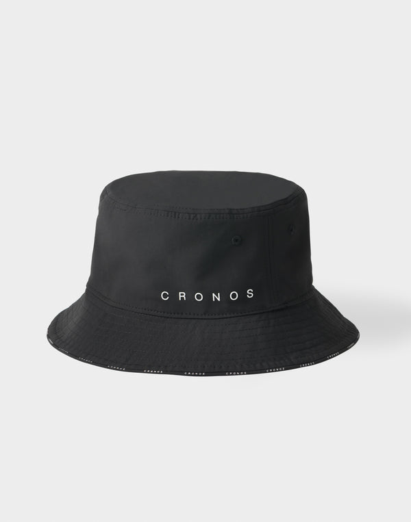 CRONOS WOMEN Contrast Edge Bucket Hat【BLACK】
