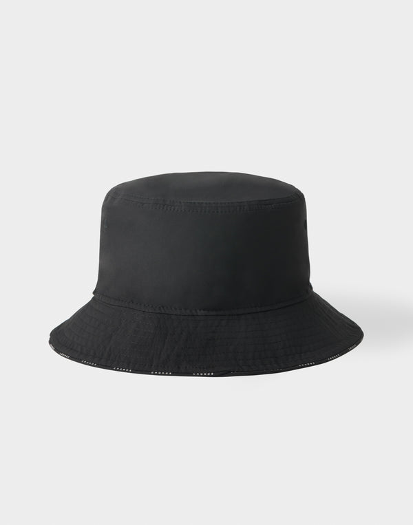 CRONOS WOMEN Contrast Edge Bucket Hat【BLACK】