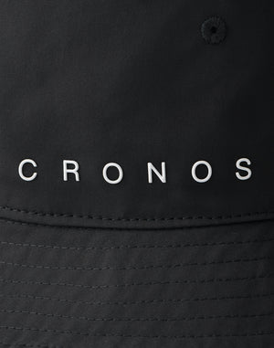 CRONOS WOMEN Contrast Edge Bucket Hat【BLACK】
