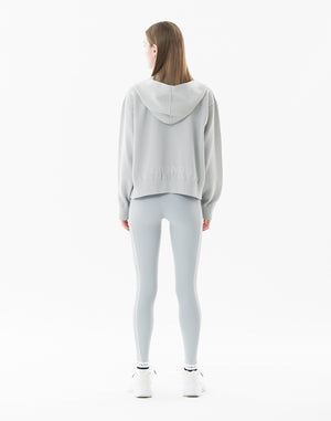 CRONOS WOMEN Cool Touch Rib Leggings【GRAY】