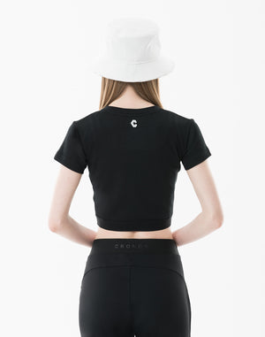 CRONOS WOMEN Contrast Edge Bucket Hat【WHITE】