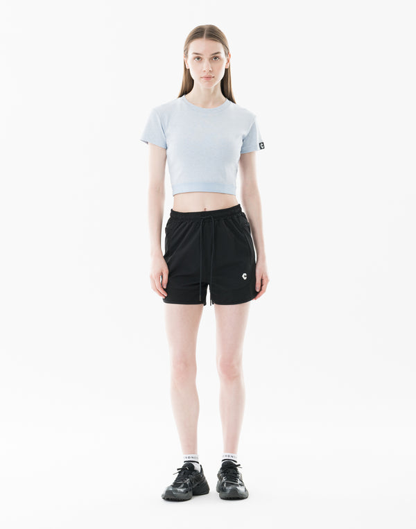 CRONOS WOMEN Dry Active Shorts【BLACK】