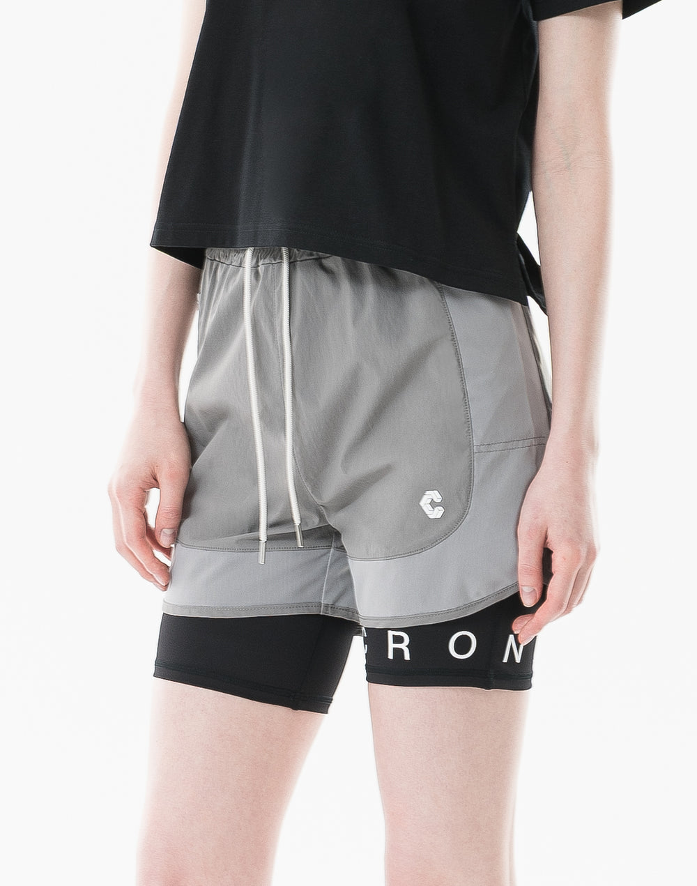 CRONOS WOMEN ドライアクティブショーツ【グレー】