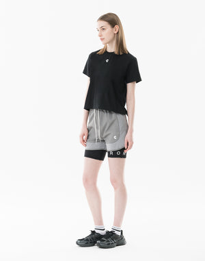 CRONOS WOMEN Dry Active Shorts【GRAY】