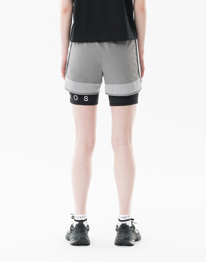 CRONOS WOMEN Dry Active Shorts【GRAY】