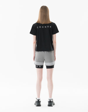 CRONOS WOMEN Dry Active Shorts【GRAY】