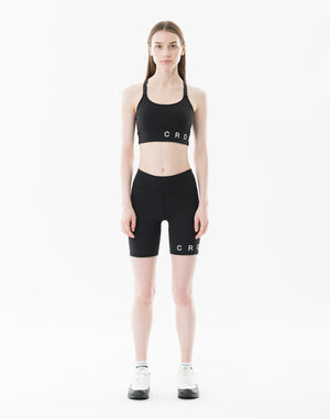 CRONOS WOMEN Sculpt Short Leggings【BLACK】