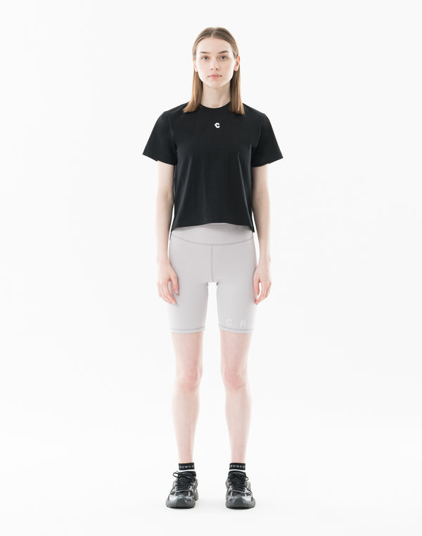 CRONOS WOMEN Sculpt Short Leggings【GRAY】