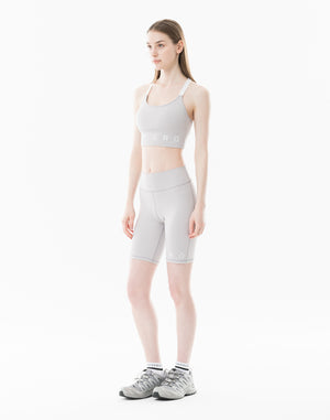 CRONOS WOMEN Sculpt Short Leggings【GRAY】