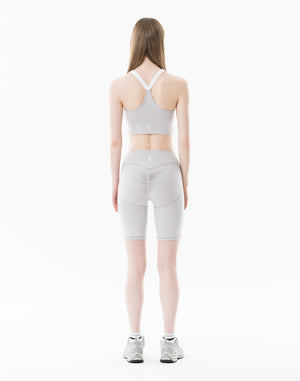 CRONOS WOMEN Sculpt Short Leggings【GRAY】