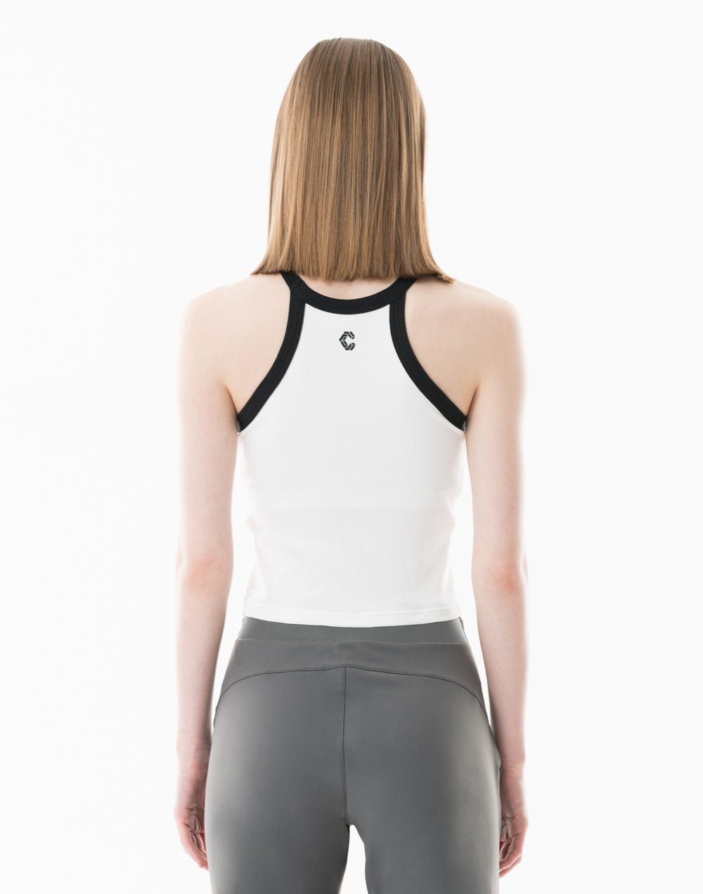 CRONOS WOMEN ホルターネックタンクトップ【ホワイト】