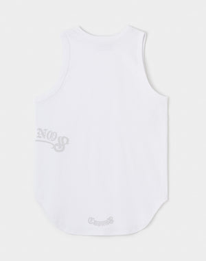 CRONOS RIB SIDE LOGO TANK TOP【WHITE】